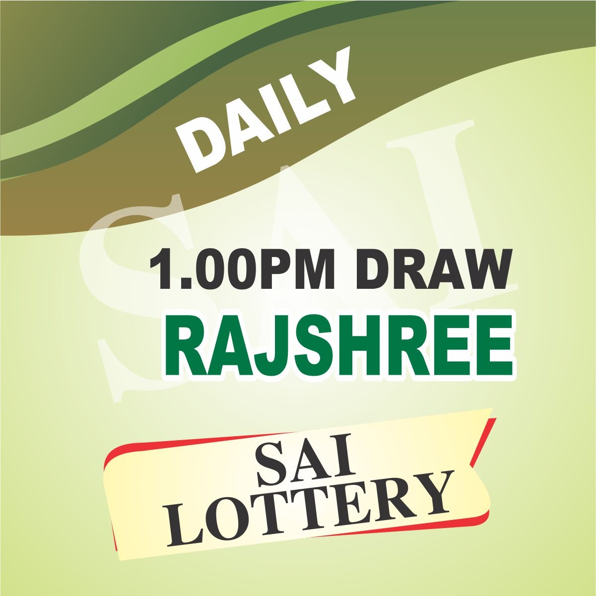Mizoram State Rajshree Daily Lottery 1.00 PM 03 September 2025 (5 Series )
